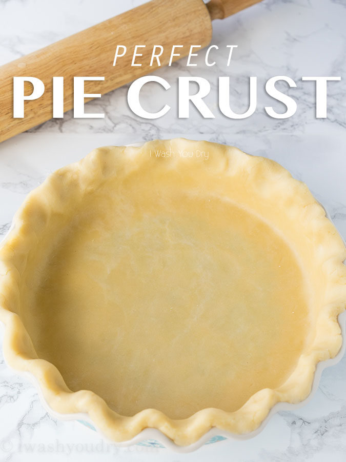 Deep Dish Pie Crust Recipe (with Butter)