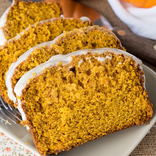 Pumpkin Bread With Maple Icing - I Wash You Dry