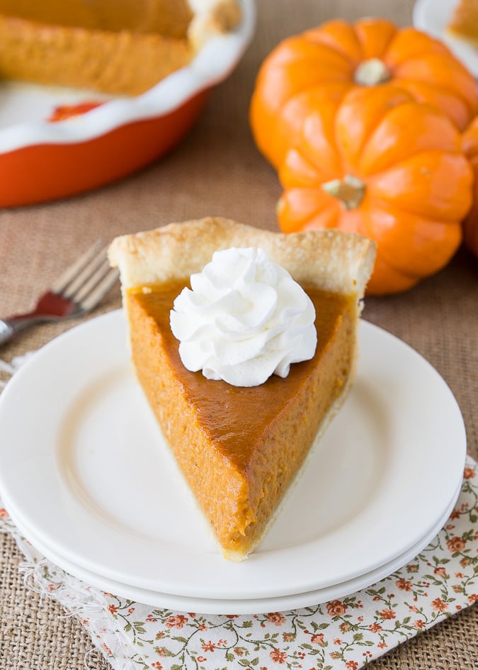 Pumpkin Pie Recipe | I Wash You Dry