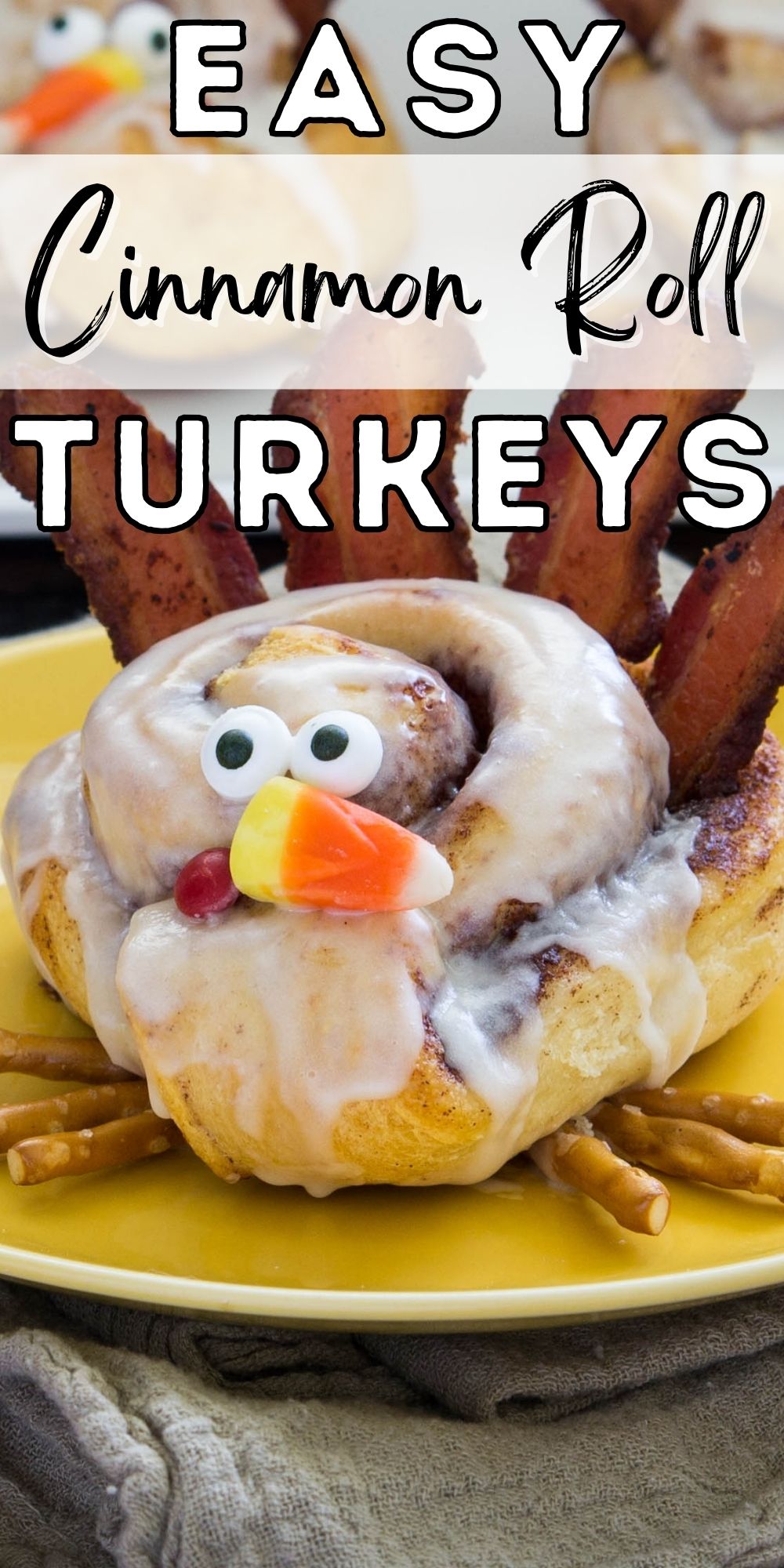 Cinnamon Roll Turkeys - I Wash You Dry