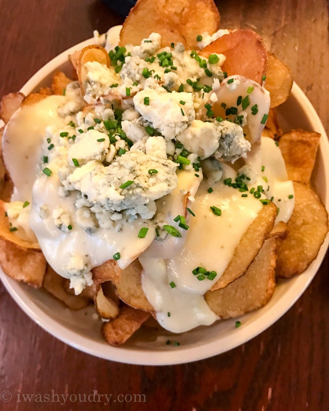 Blue Cheese Fondue Chips at The Smith in NYC