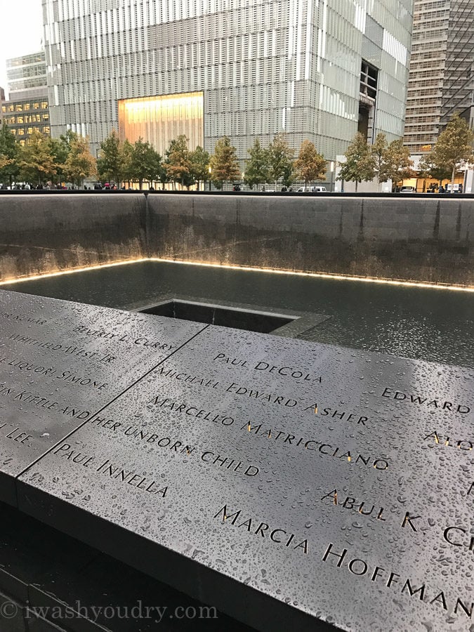 Twin Tower Memorial in New York City