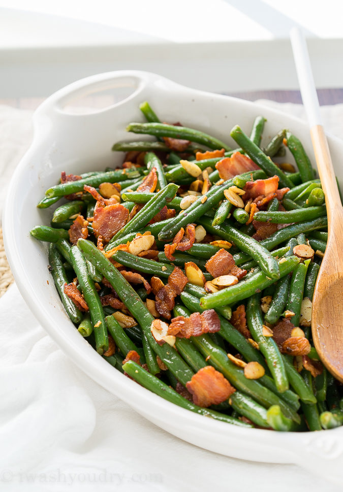 Southern Green Beans with Bacon | I Wash You Dry