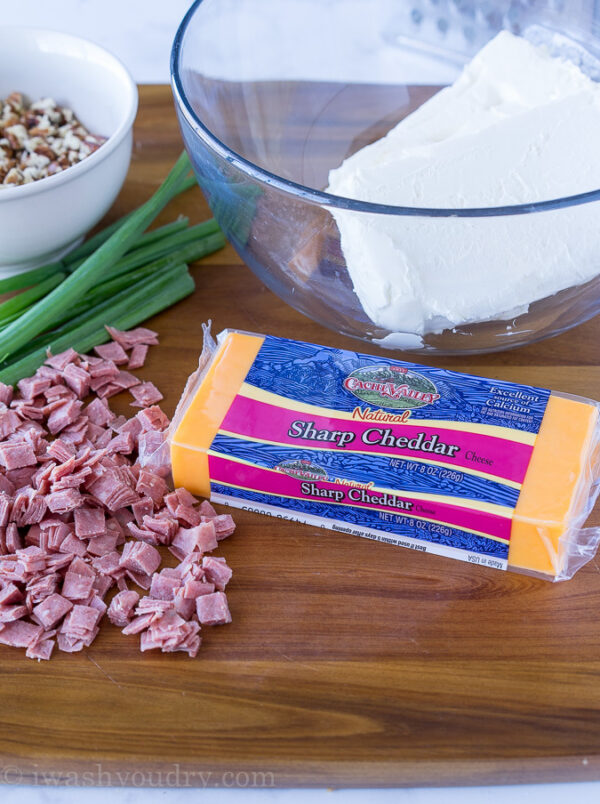 Corned Beef and Cheddar Cheese Ball I Wash You Dry