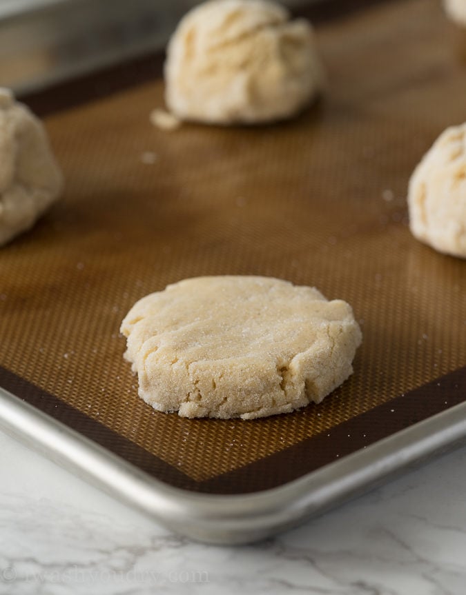 These Chai Spiced Bakery Sugar Cookies are just like Paradise Bakery Sugar Cookies but filled with a hint of chai spices. So soft and buttery tasting!