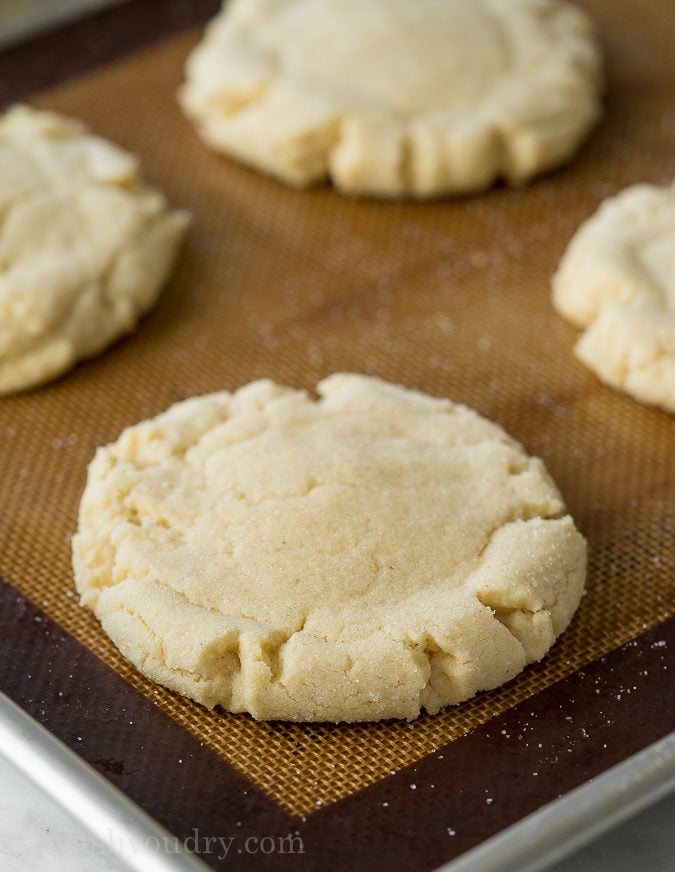 These Chai Spiced Bakery Sugar Cookies are just like Paradise Bakery Sugar Cookies but filled with a hint of chai spices. So soft and buttery tasting!