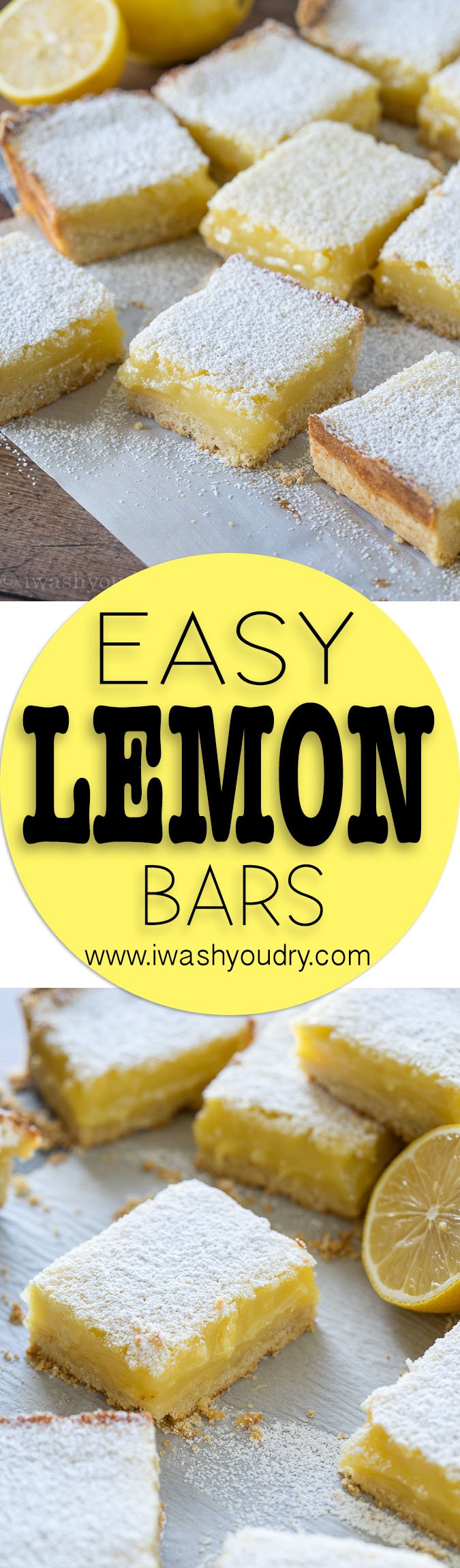 This Easy Lemon Bar Recipe was a HUGE hit! Everyone loved the flavor and texture out of these bars!