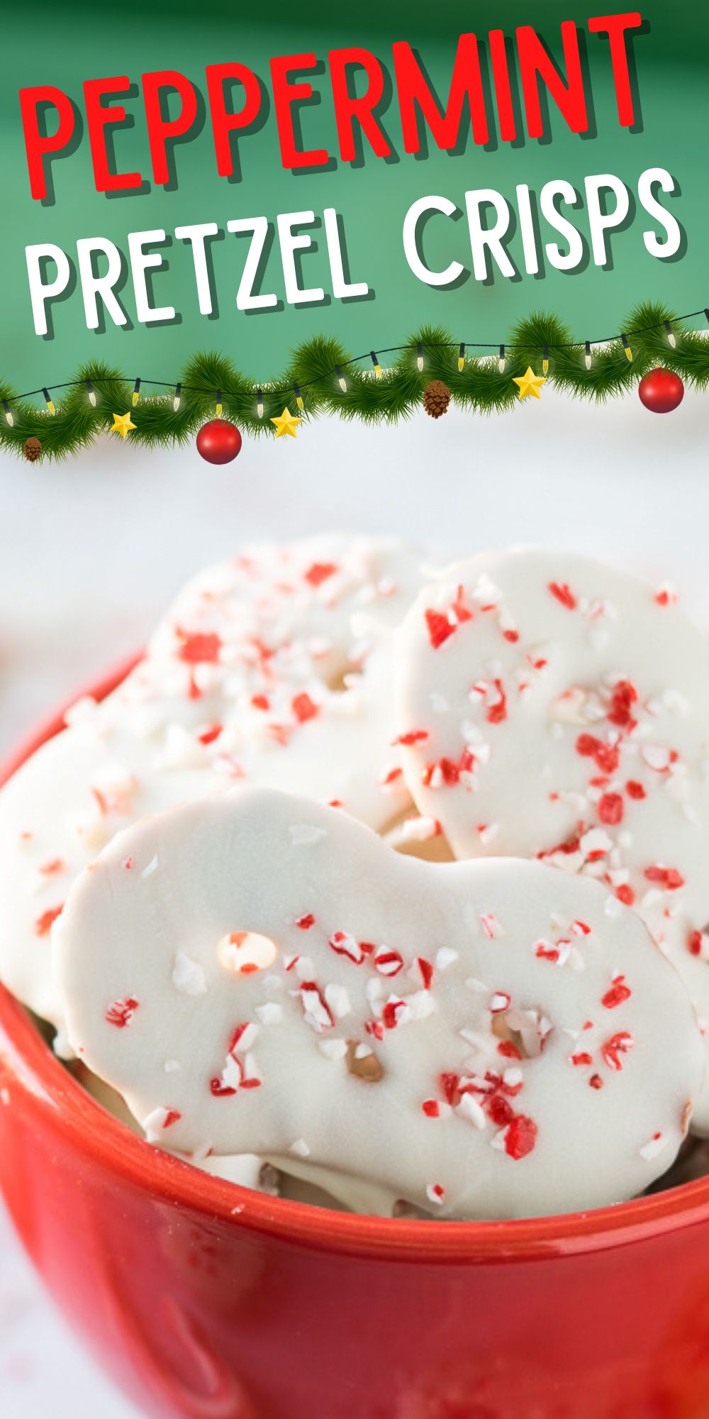 Peppermint Pretzel Crisps I Wash You Dry