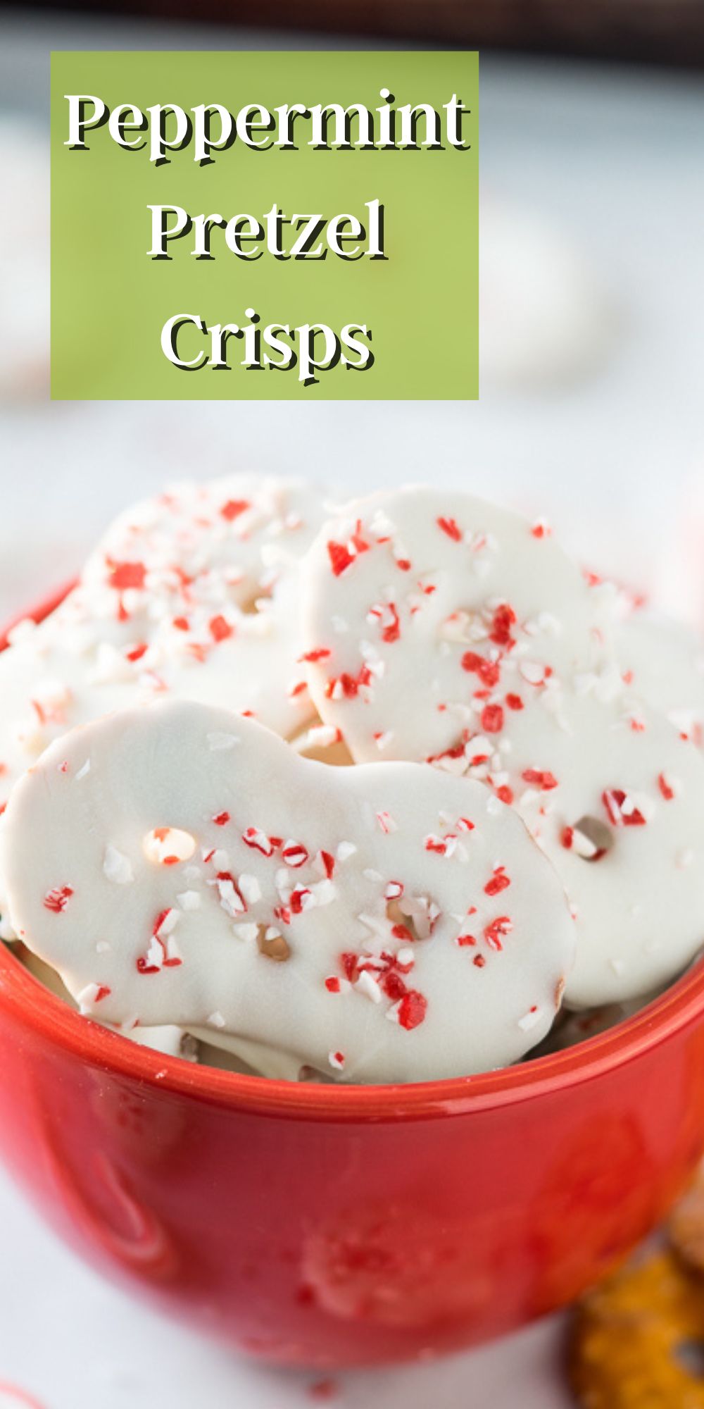 Peppermint Pretzel Crisps I Wash You Dry