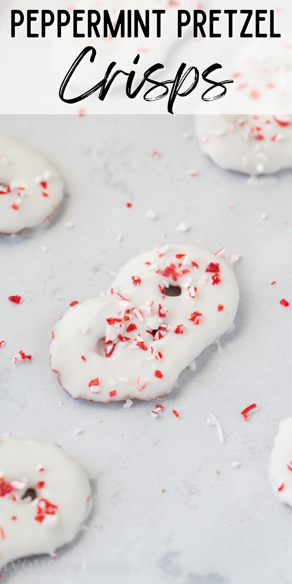 Peppermint Pretzel Crisps I Wash You Dry