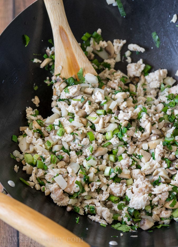 My family loves these super easy Asian Turkey Lettuce Wraps! They taste just like PF Chang's and take less than 20 minutes to put together!