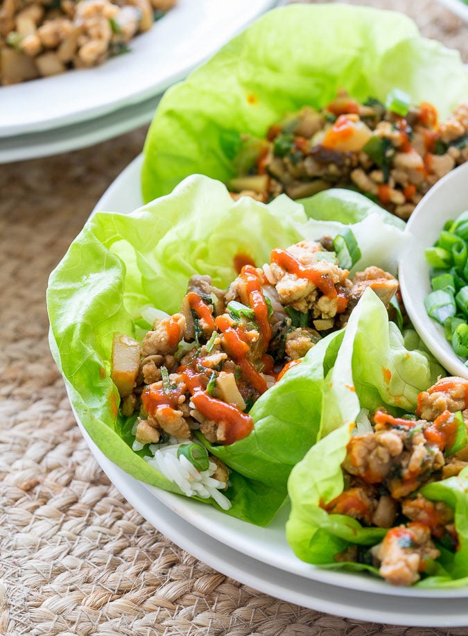 My family loves these super easy Asian Turkey Lettuce Wraps! They taste just like PF Chang's and take less than 20 minutes to put together!
