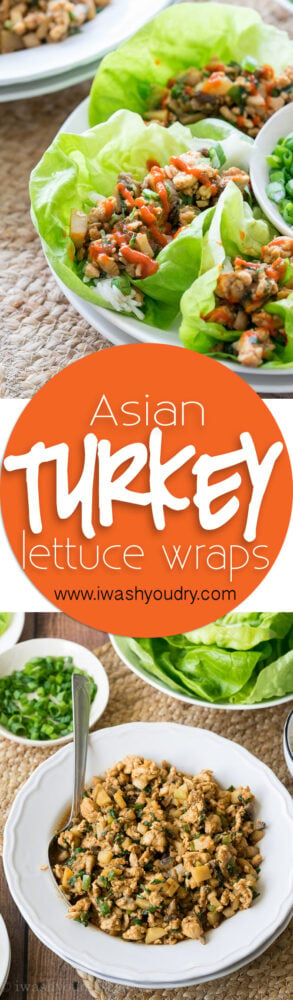 My family loves these super easy Asian Turkey Lettuce Wraps! They taste just like PF Chang's and take less than 20 minutes to put together!