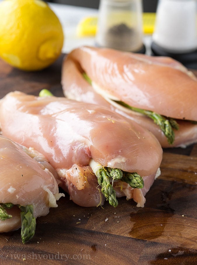 Asparagus Stuffed Chicken Breast I Wash You Dry