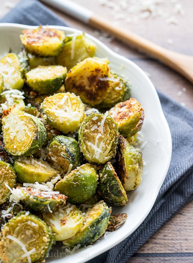 Parmesan Roasted Brussels Sprouts | I Wash You Dry