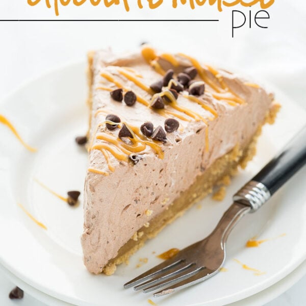 Peanut Butter Chocolate Mousse Pie I Wash You Dry