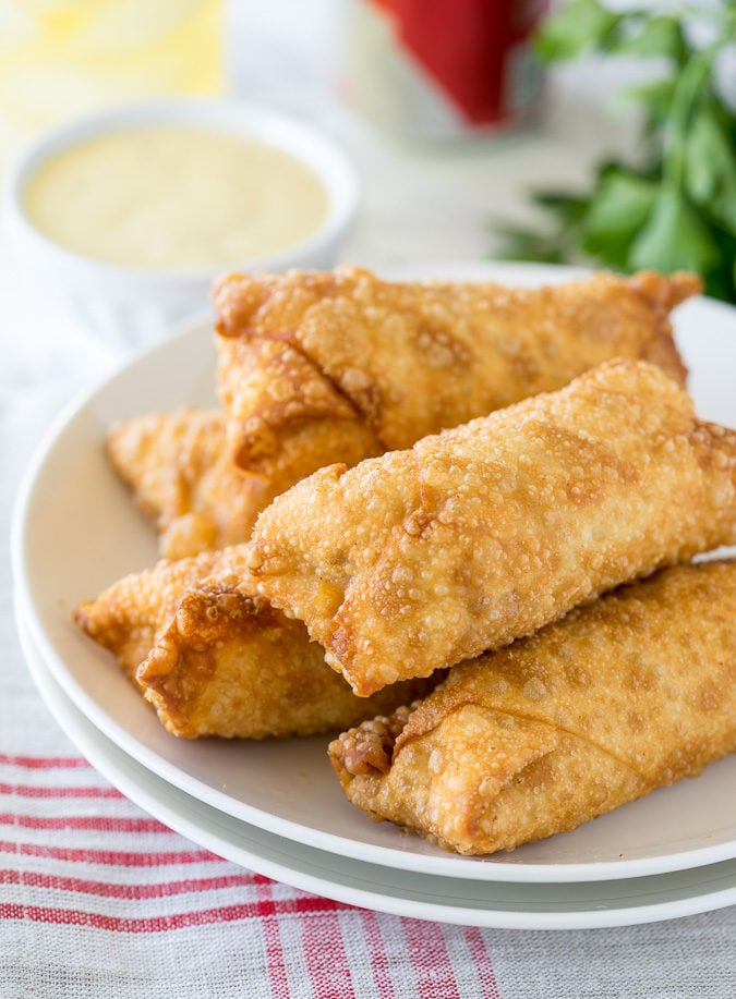These Spicy Italian Egg Rolls have all the flavors of your favorite sub sandwich packed inside a deep fried egg roll. Serve this tasty appetizer with a side of creamy italian dressing and you'll be in heaven!