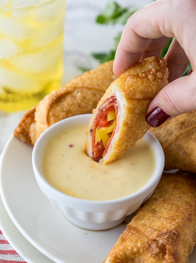 Spicy Italian Egg Rolls I Wash You Dry