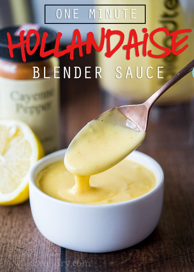 How To Make Hollandaise Sauce In A Blender (EASY!)