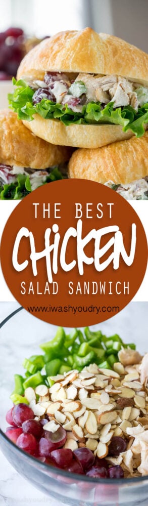 These are THE BEST Chicken Salad Sandwiches, hands down! Definitely a crowd favorite!