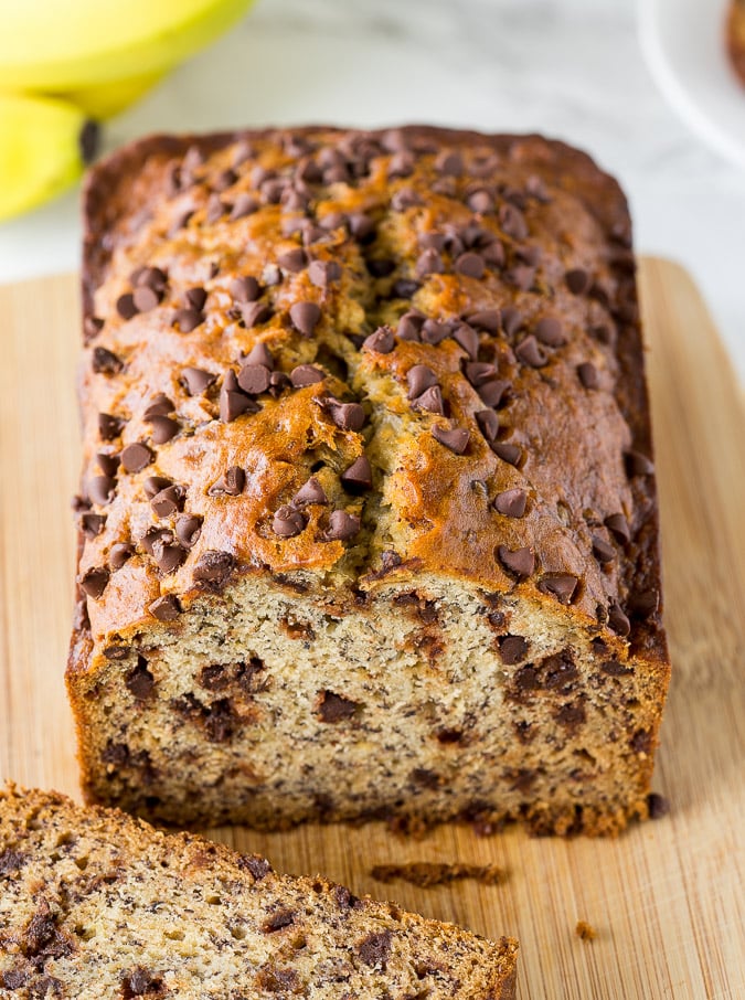 One Bowl Chocolate Chip Banana Bread | I Wash You Dry