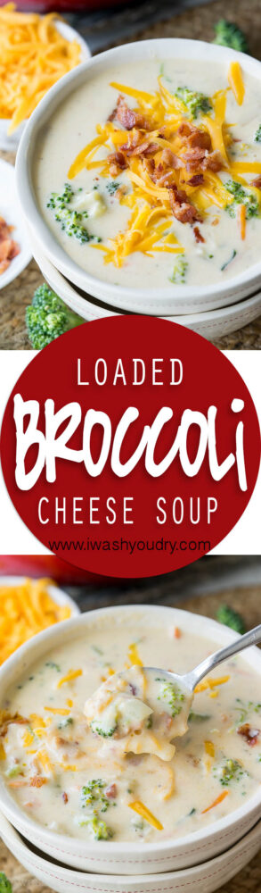 Loaded Broccoli Cheese Soup Recipe - I Wash You Dry