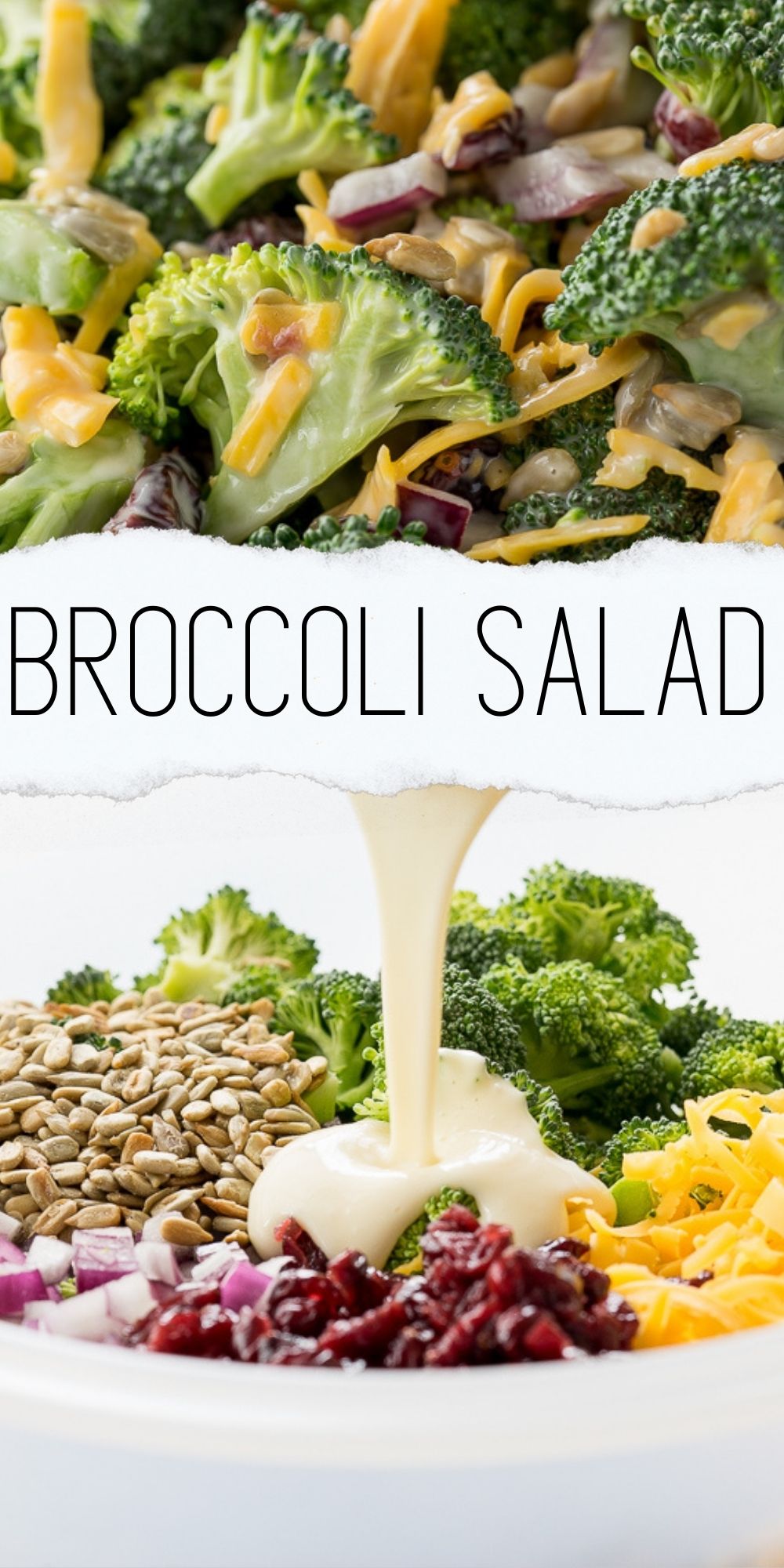 Deli Style Broccoli Cheddar Salad I Wash You Dry