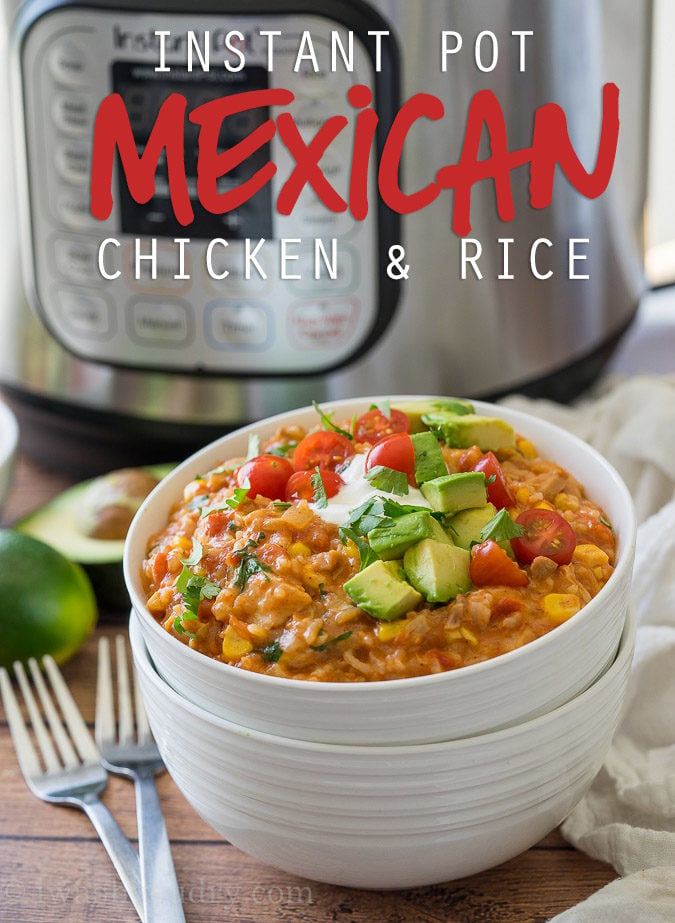 instant pot mexican rice and chicken