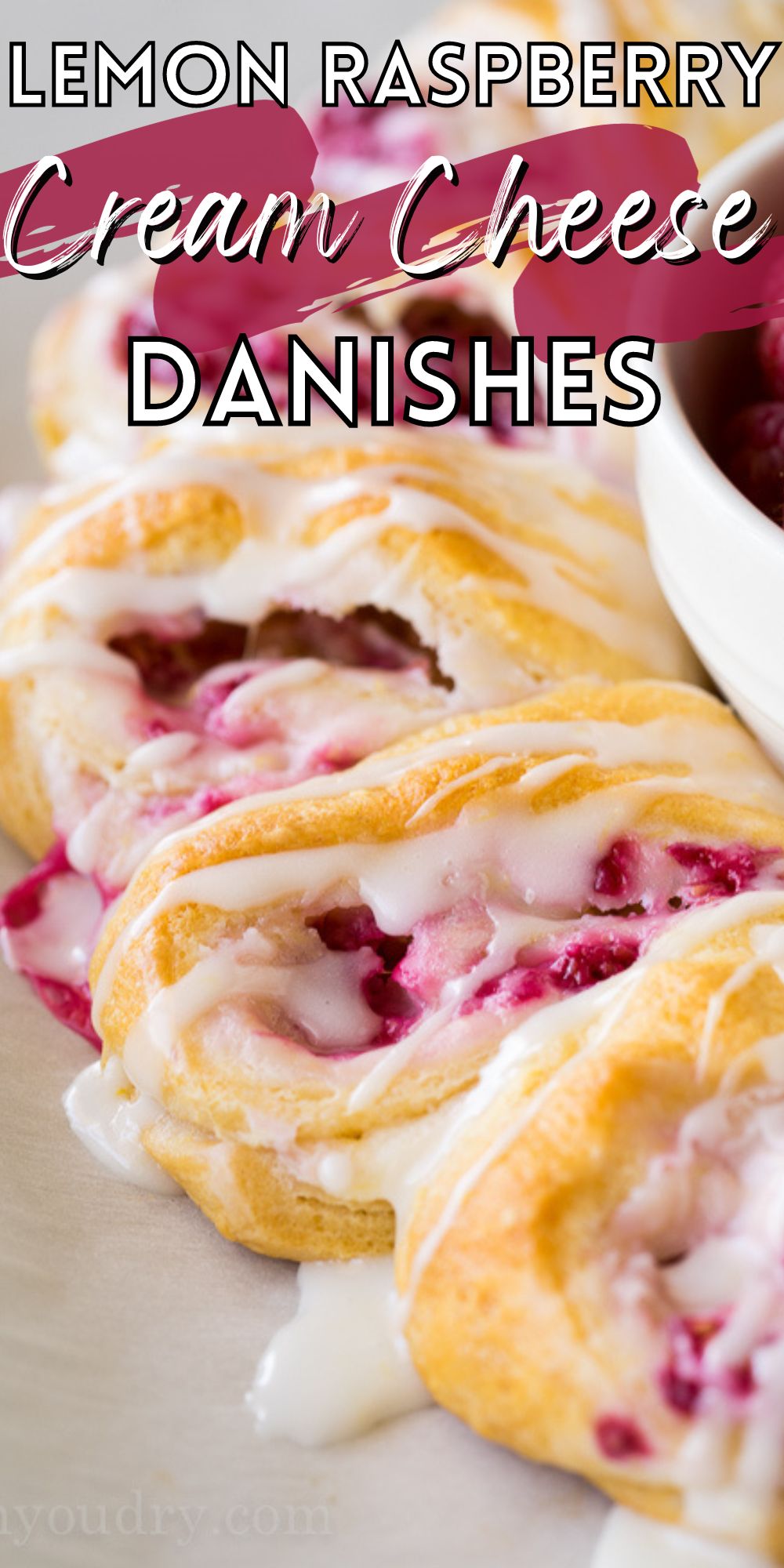 Danish Roles Lemon Raspberry Cream Cheese Danish Rolls - I Wash You Dry