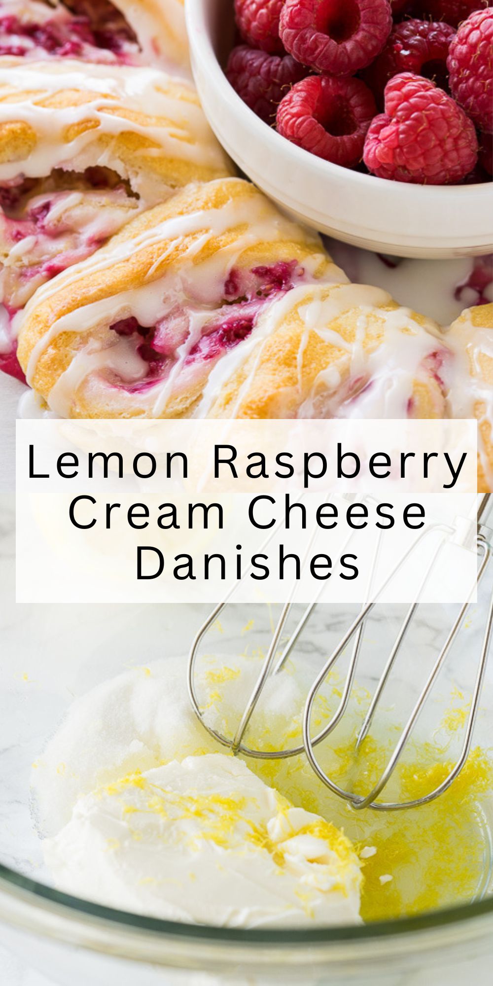 Lemon Raspberry Cream Cheese Danish Rolls I Wash You Dry