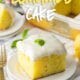 This Super Easy Lemonade Cake Recipe is so delicious! This is the perfect dessert for summer!