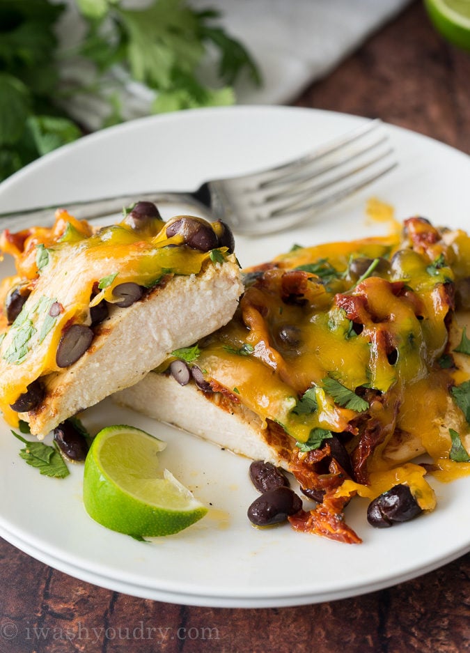 My kids LOVED this Zesty Grilled Santa Fe Chicken! It's such an easy dinner recipe!