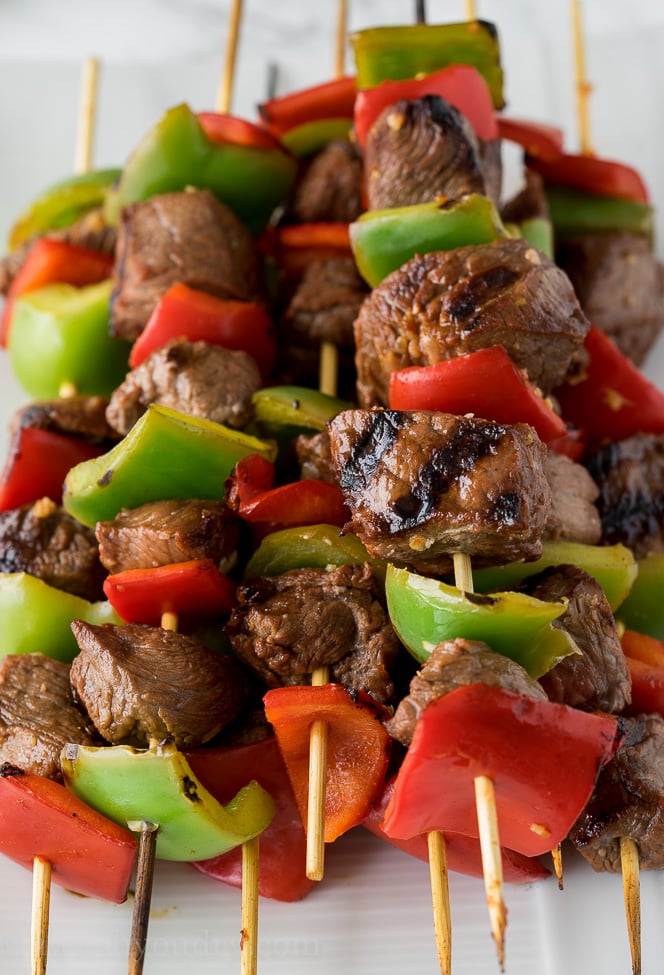 These Thai Beef Skewers are so flavorful and easy to make! My whole family loves this easy grilled dinner recipe!
