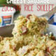 This Cheesy Sausage Zucchini Rice Skillet is a super quick dinner that's filled with everything my family loves, plus I get to sneak in some veggies!