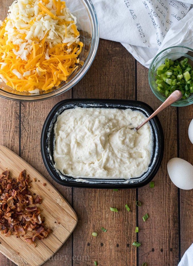 Loaded Mashed Potato Cakes - I Wash You Dry