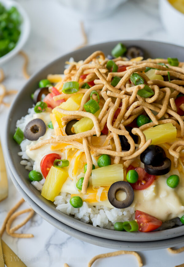 Quick Easy Hawaiian Haystacks I Wash You Dry