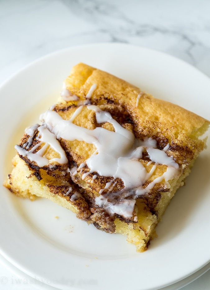 Sheet Pan Cinnamon Roll Cake