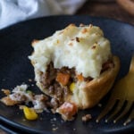 These super easy Mini Shepherd's Pot Pies Recipe is so easy that even your kids could make them!