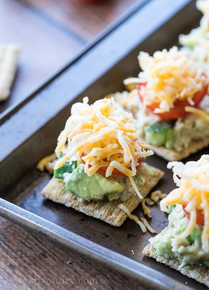 Delicious Avocado Tuna Melt Bites are such an easy appetizer recipe!