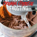 This creamy and fluffy Chocolate Cream Cheese Frosting is so simple and easy to make, you'll never used canned frosting again!
