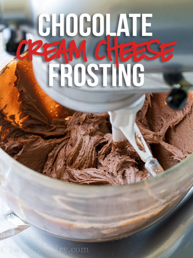 Chocolate Cream Cheese Frosting I Wash You Dry