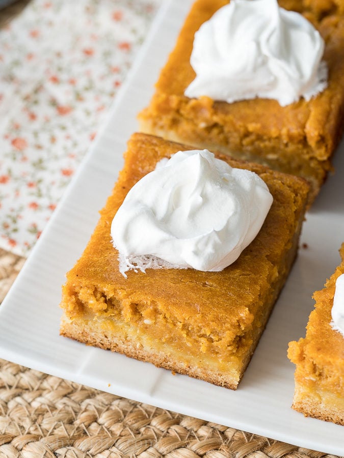 Your Holiday dessert table is not complete without this amazing Pumpkin Gooey Cake!