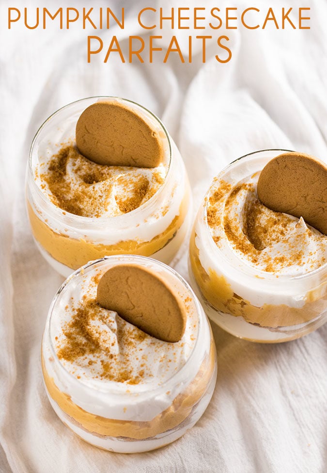 Pumpkin Cheesecake Parfaits