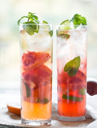 This refreshing blood orange mojito is a delicious drink to enjoy winter blood oranges.
