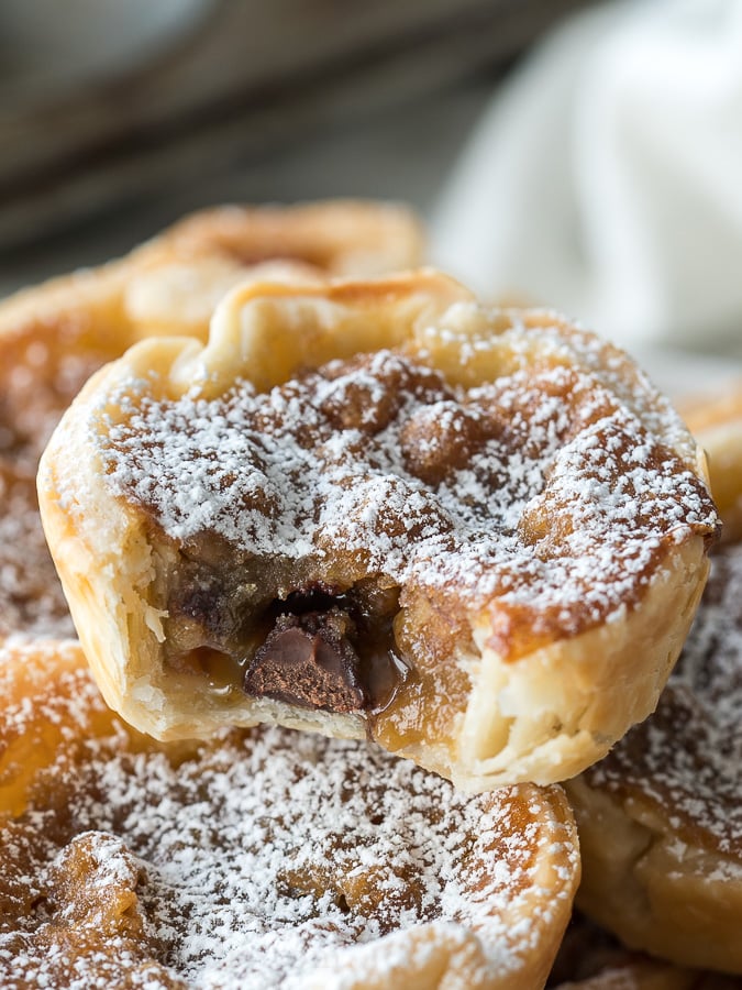 Chocolate Walnut Butter Tarts are a Canadian classic pastry that's easily made at home with this simple recipe!