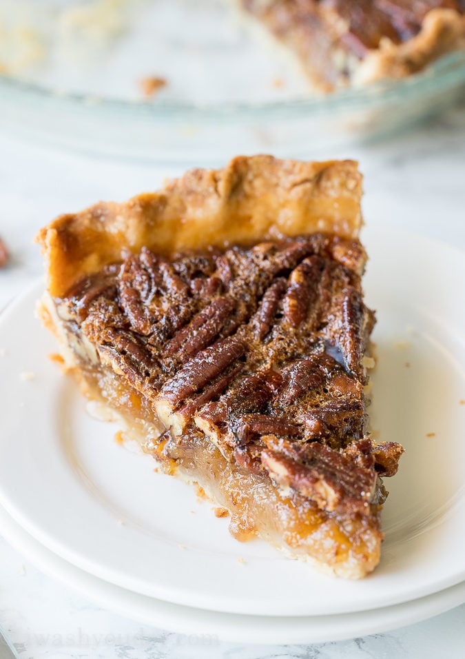 My family LOVES this Classic Pecan Pie Recipe! It's a super easy dessert for the Holidays!