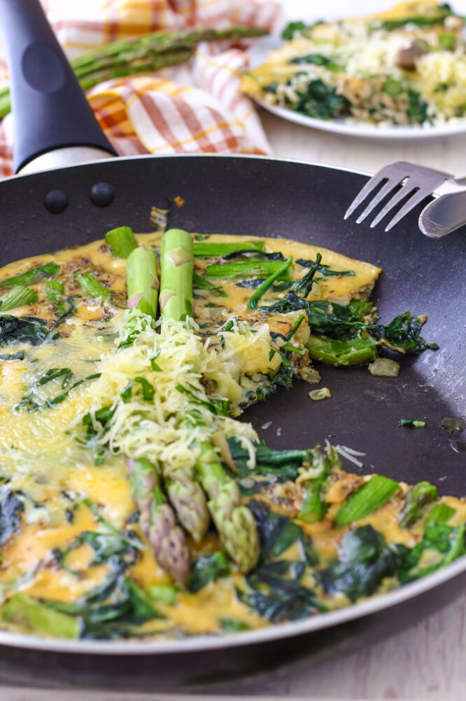 Spinach Asparagus Frittata