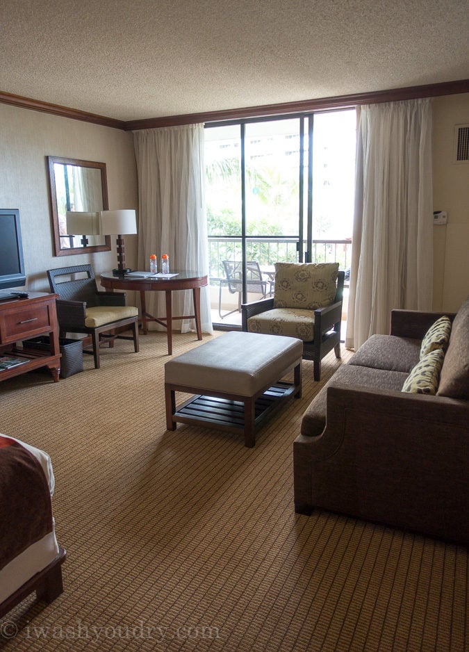 The rooms at the Hyatt Regency Maui were comfy and gorgeous!