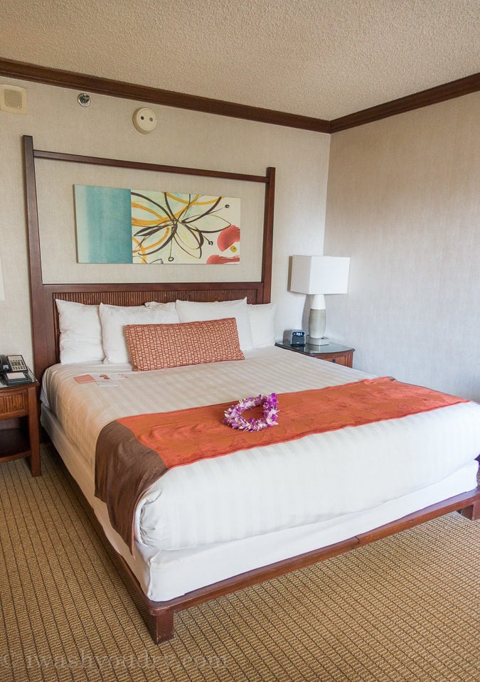 The rooms at the Hyatt Regency Maui were comfy and gorgeous!