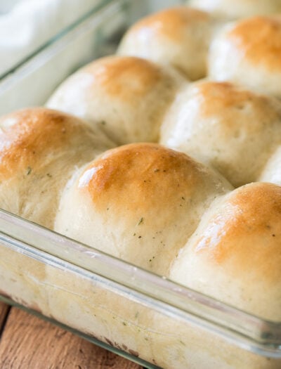 These One Hour Ranch Dinner Rolls are filled with a subtle and delicious ranch flavor and hot and ready in just 1 hour!